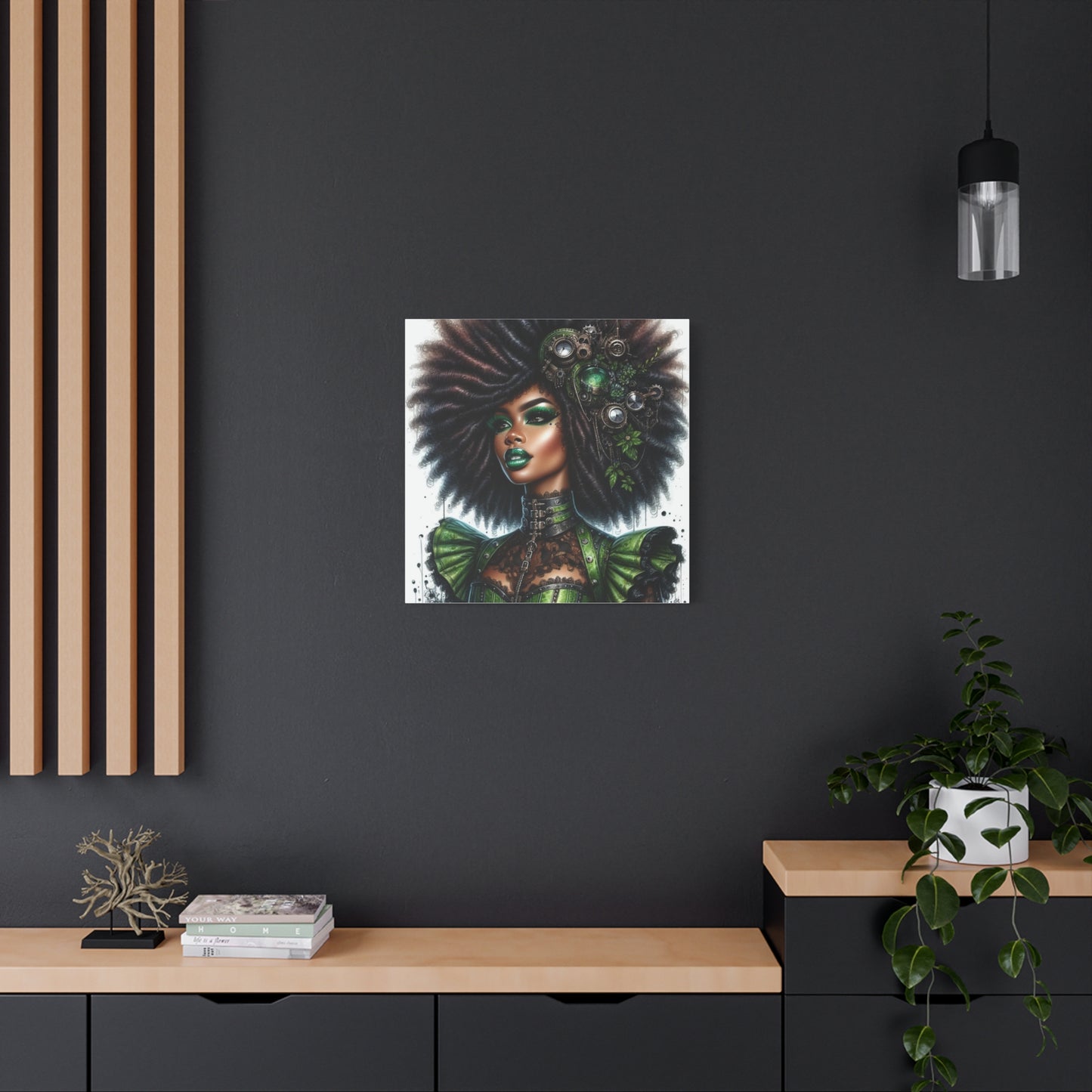 Beautiful Black Woman Canvas Art