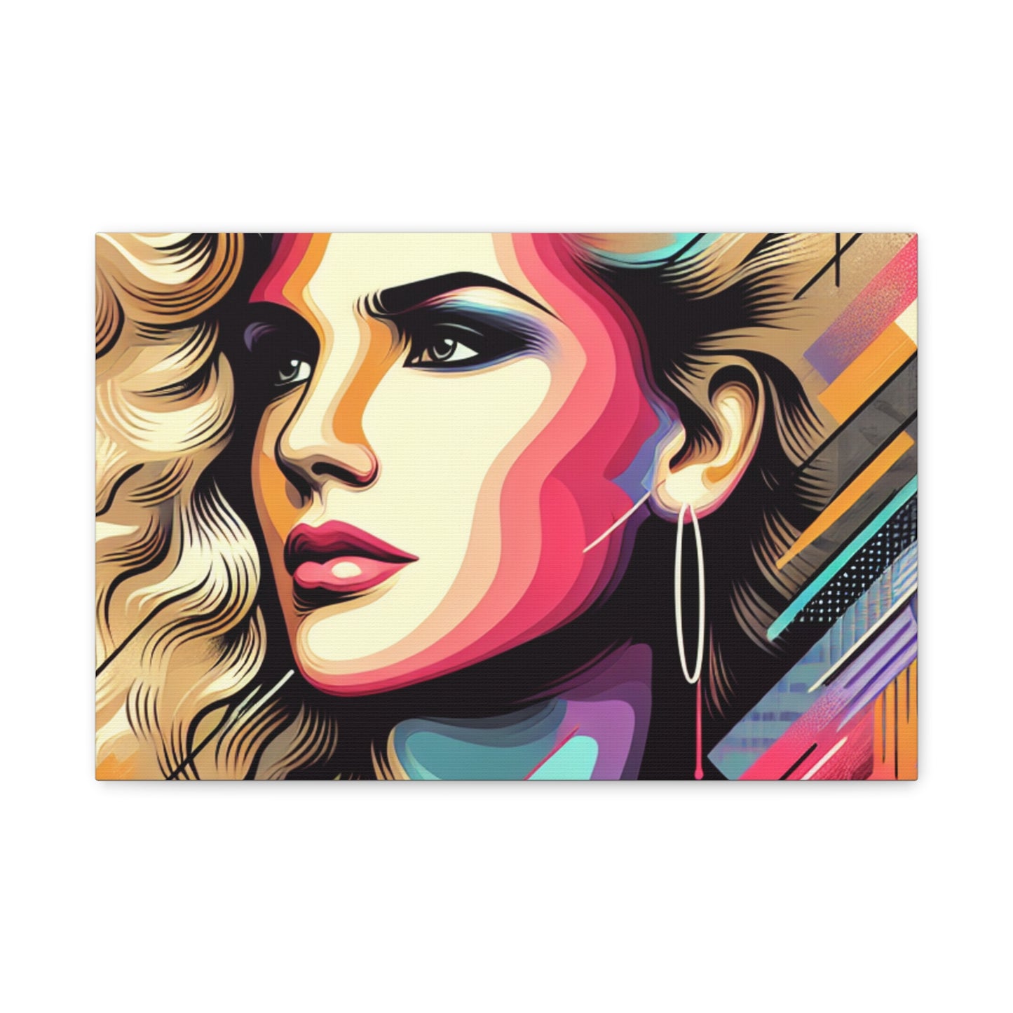 Pretty Woman Abstract Art