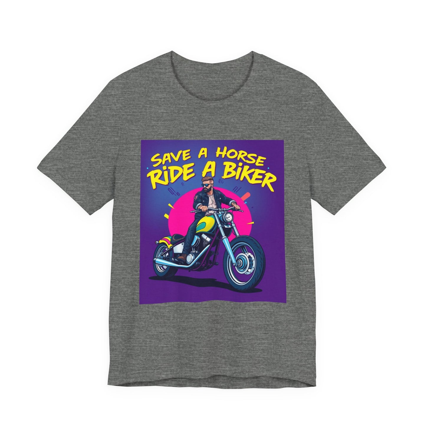 Save a Horse Ride a Biker Tee 1
