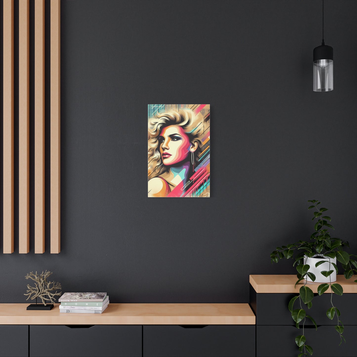 Pretty Woman Abstract Art