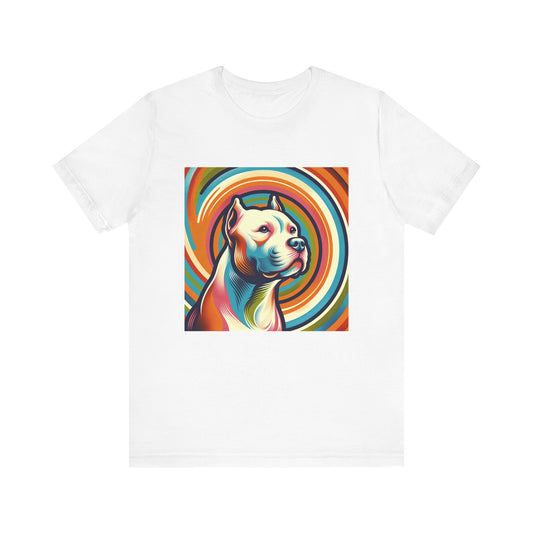Retro Colorful Pit Bull Tee - Unisex Shirt