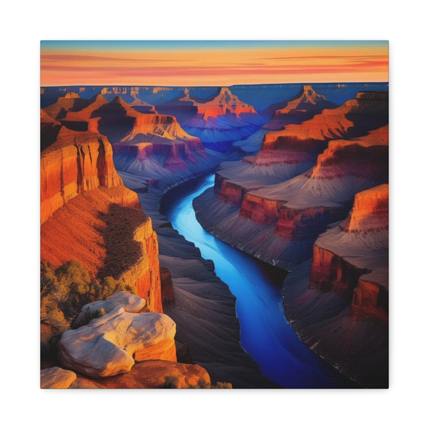 Canvas Print - Grand Canyon Abstract Art 5