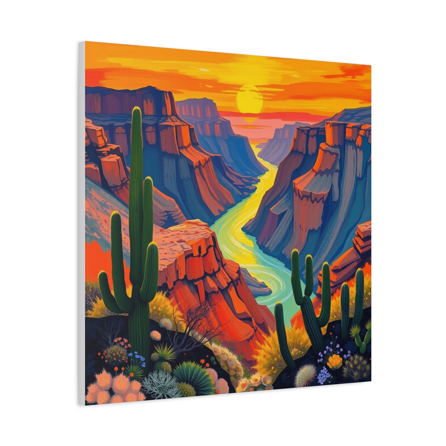Canvas Print - Grand Canyon Abstract Art 1