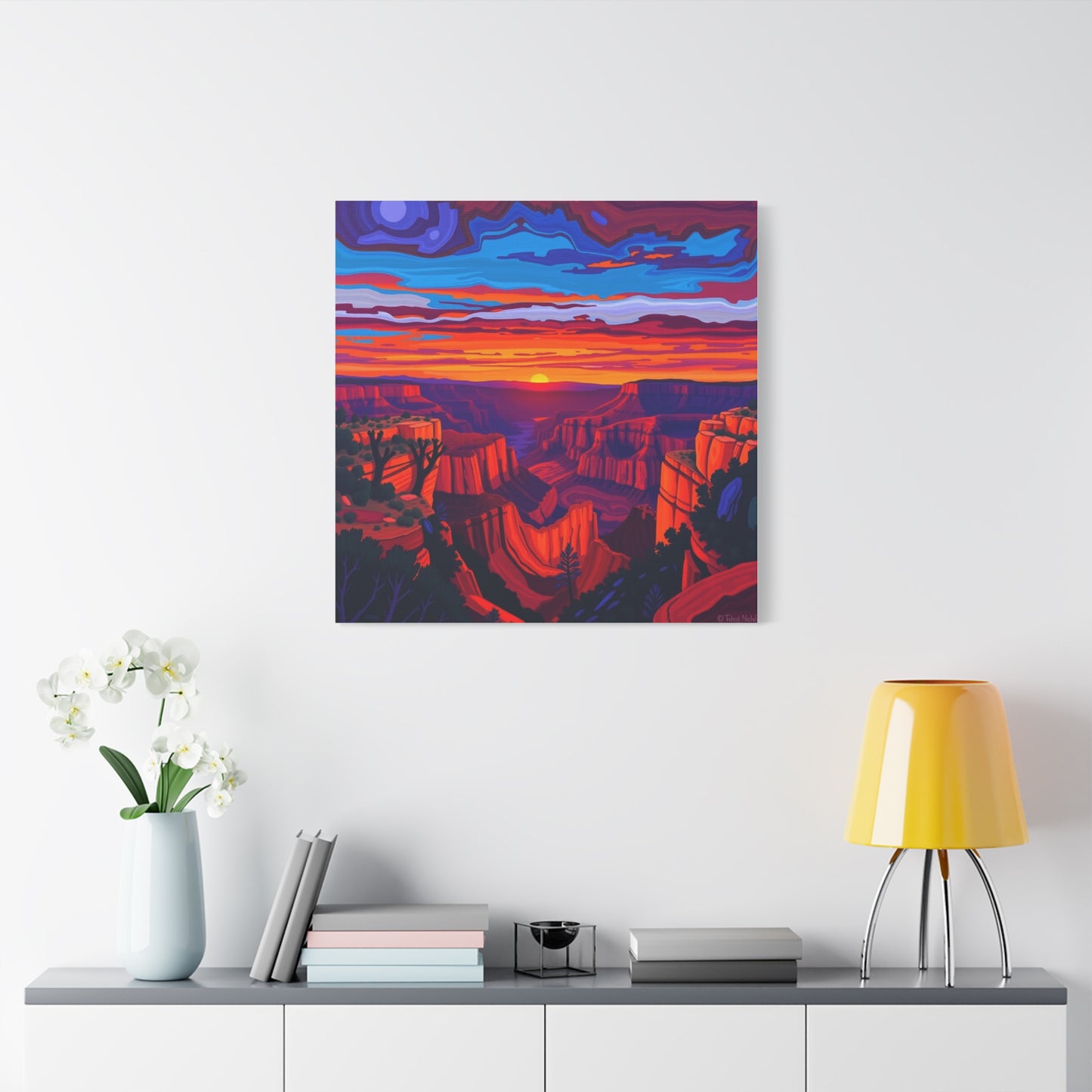 Canvas Print - Grand Canyon Abstract Art 2