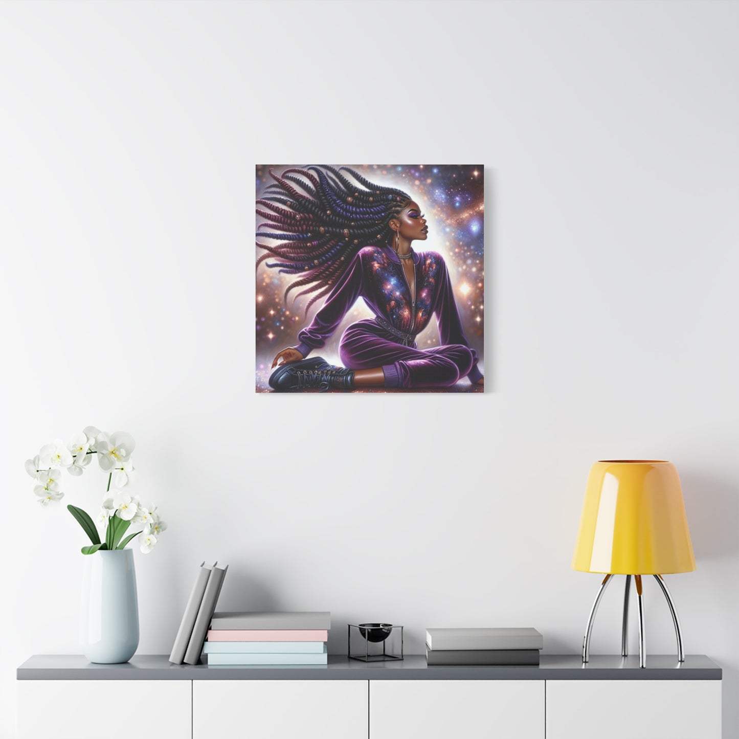 Beautiful Black Woman Canvas Art