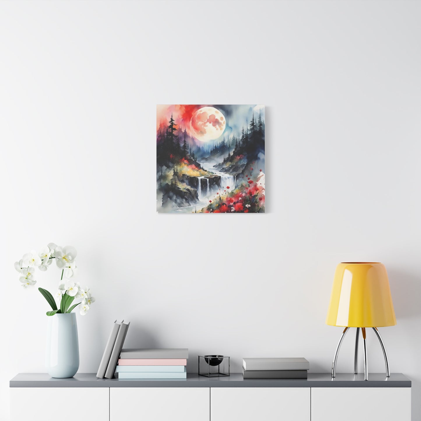 Large Moon Asian Abstract Art