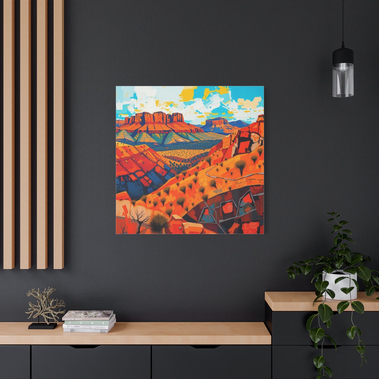 Canvas Wall Art - Abstract 2 Black Hills Scenic