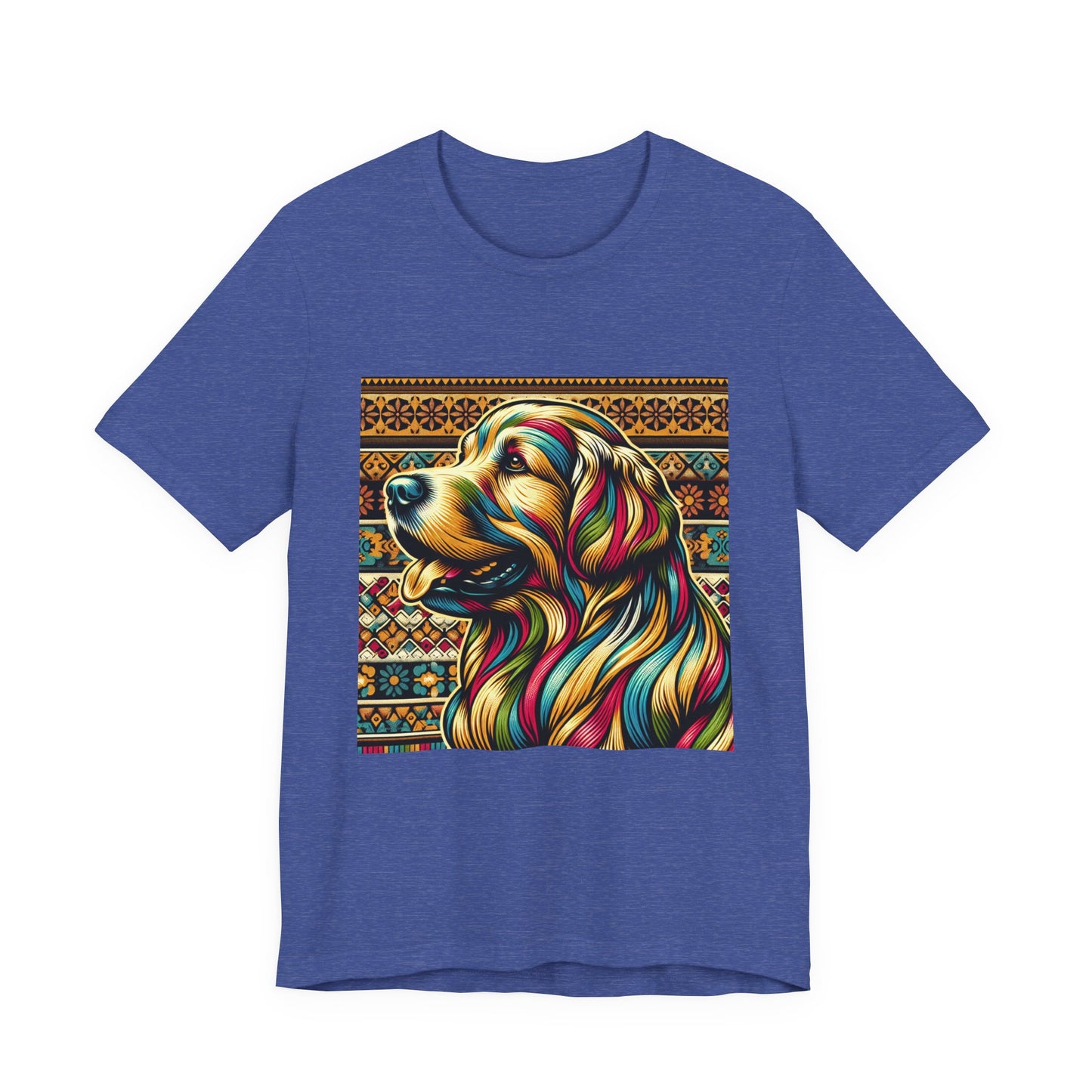Retro Colorful Golden Retiever Tee - Unisex Shirt
