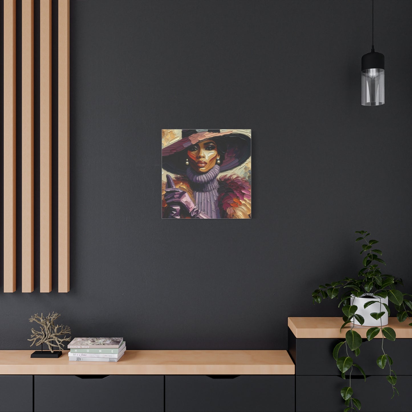 Beautiful Black Woman Canvas Art