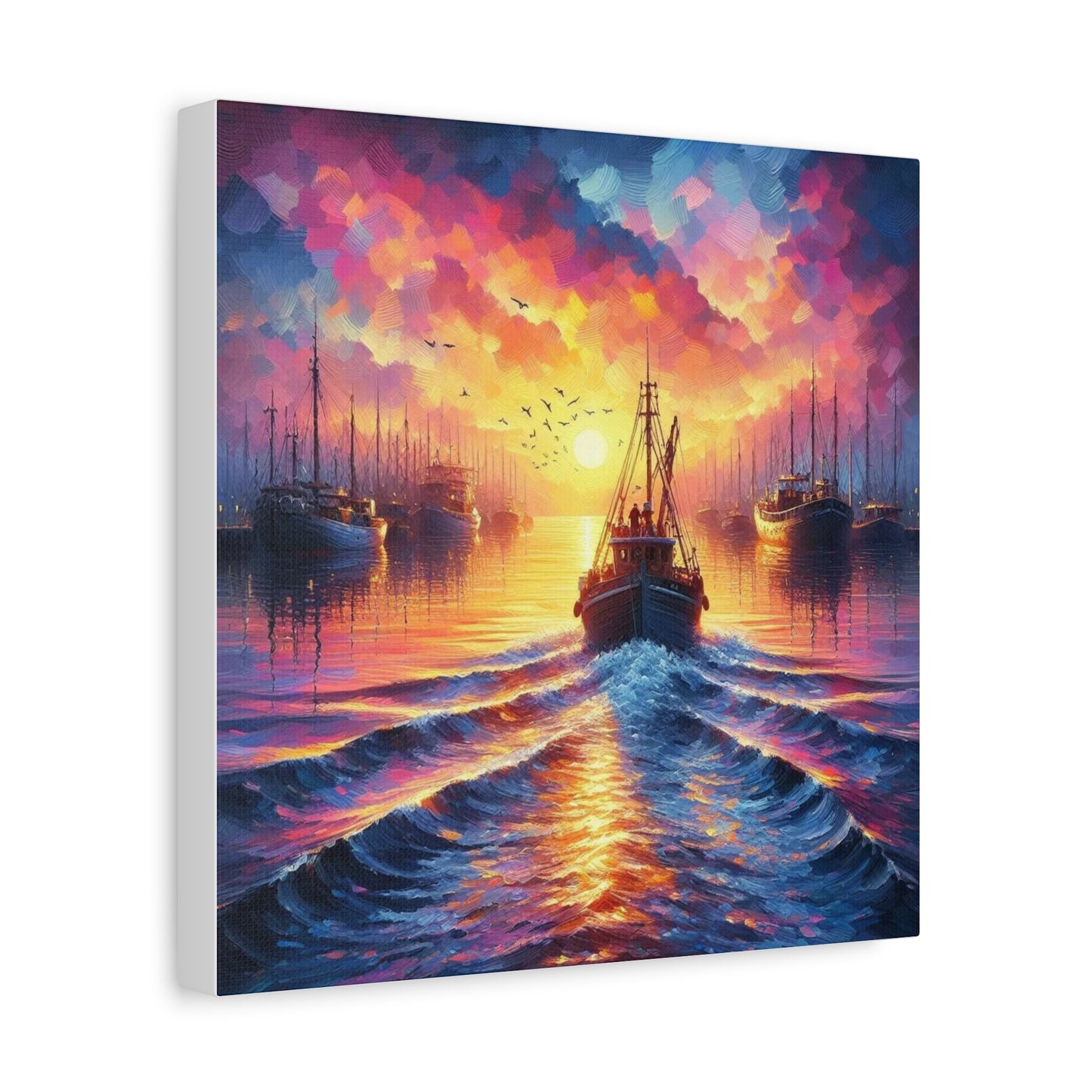 Canvas Print - Morning In the Harbor Wall Art
