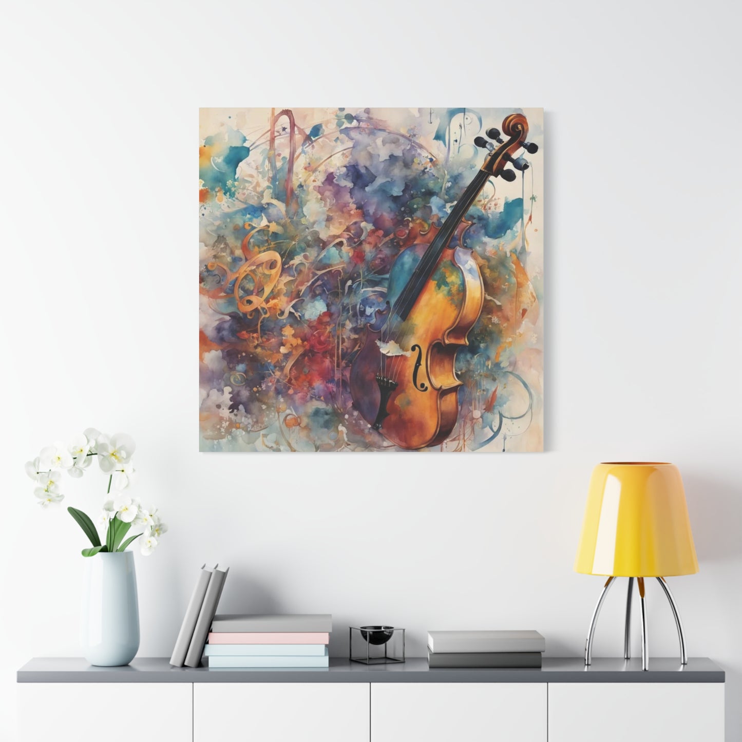 Violin Abstract Art