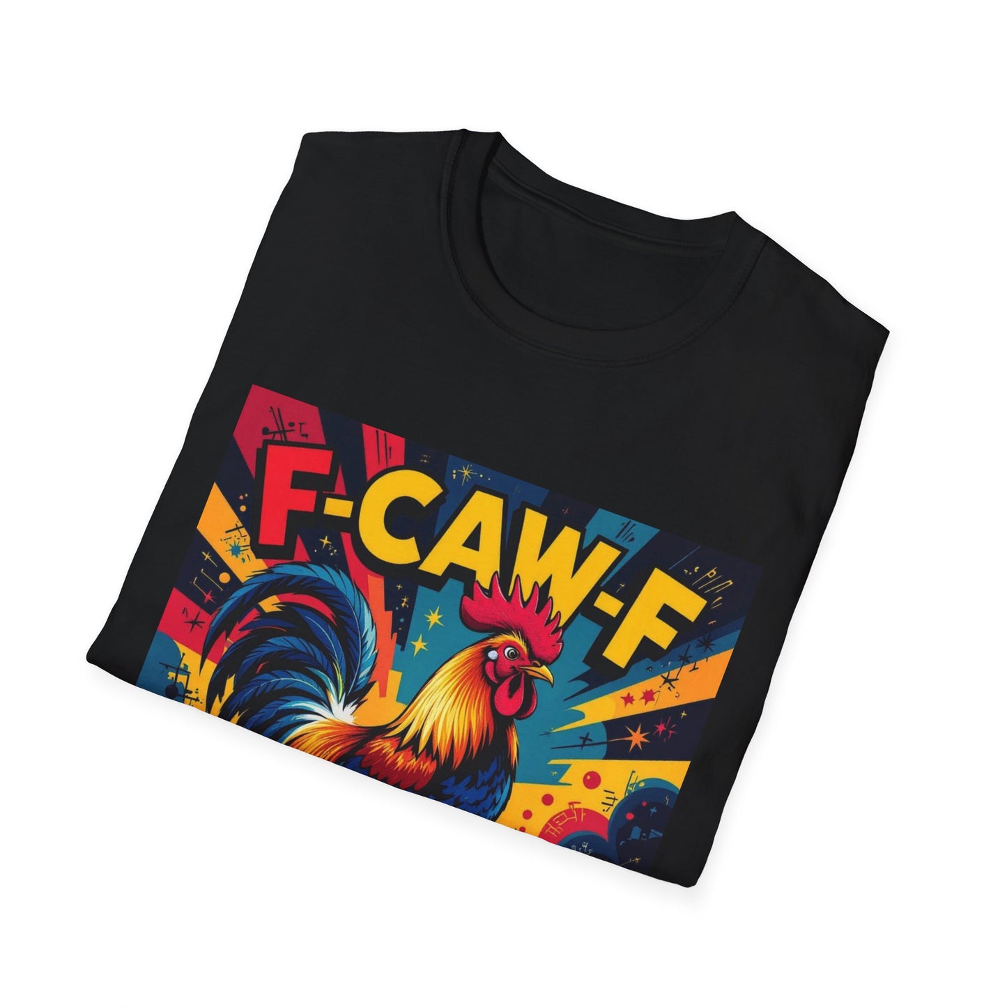 F-CAW-F Rooster Western Boho, Unisex T-Shirt,