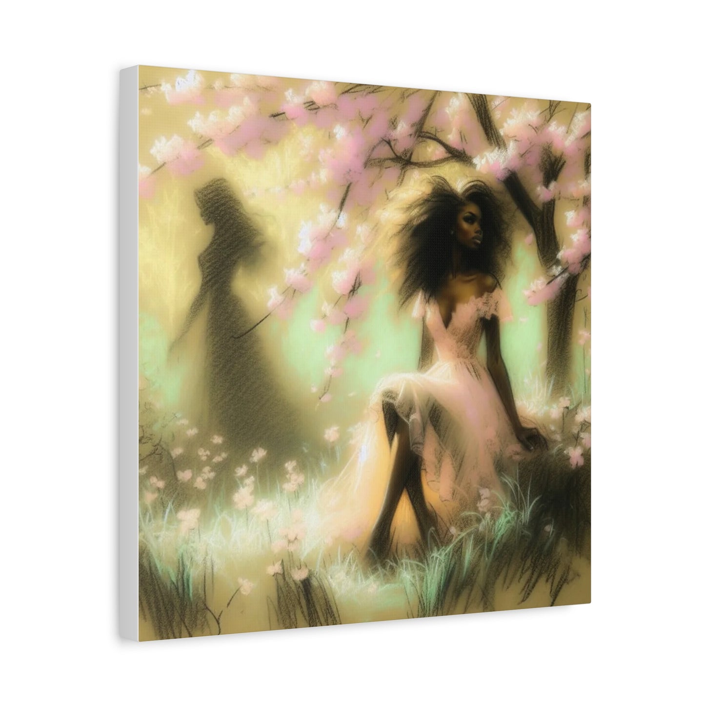 Beautiful Black Woman Canvas Art
