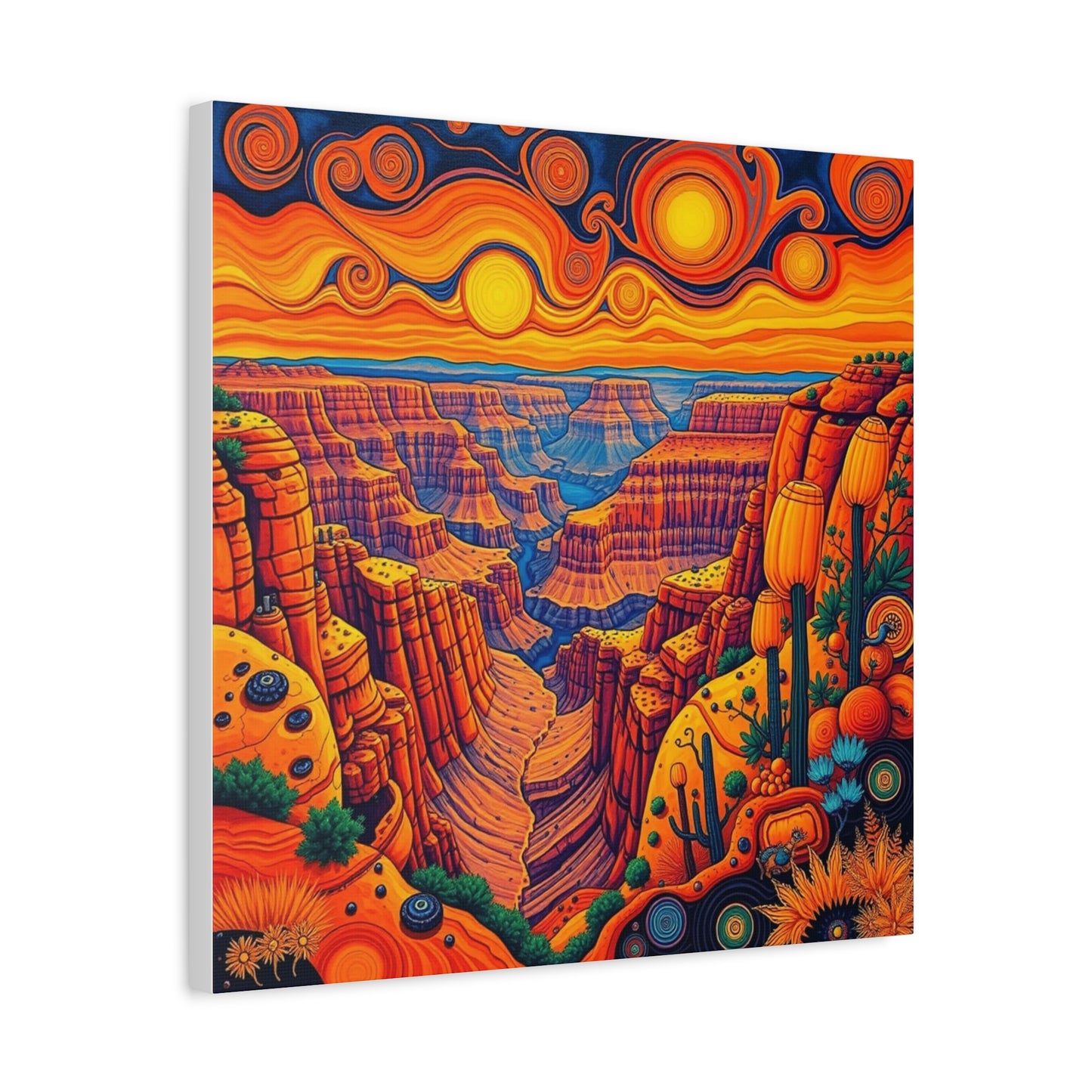 Canvas Print - Grand Canyon Abstract Art