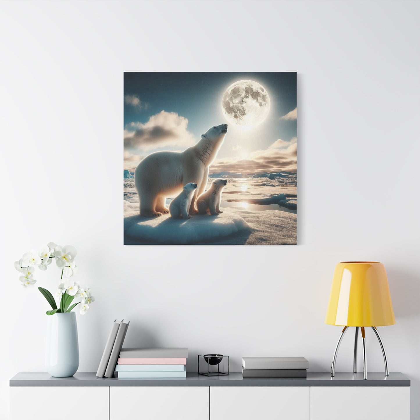 Canvas Print - Polar Bears Wall Art