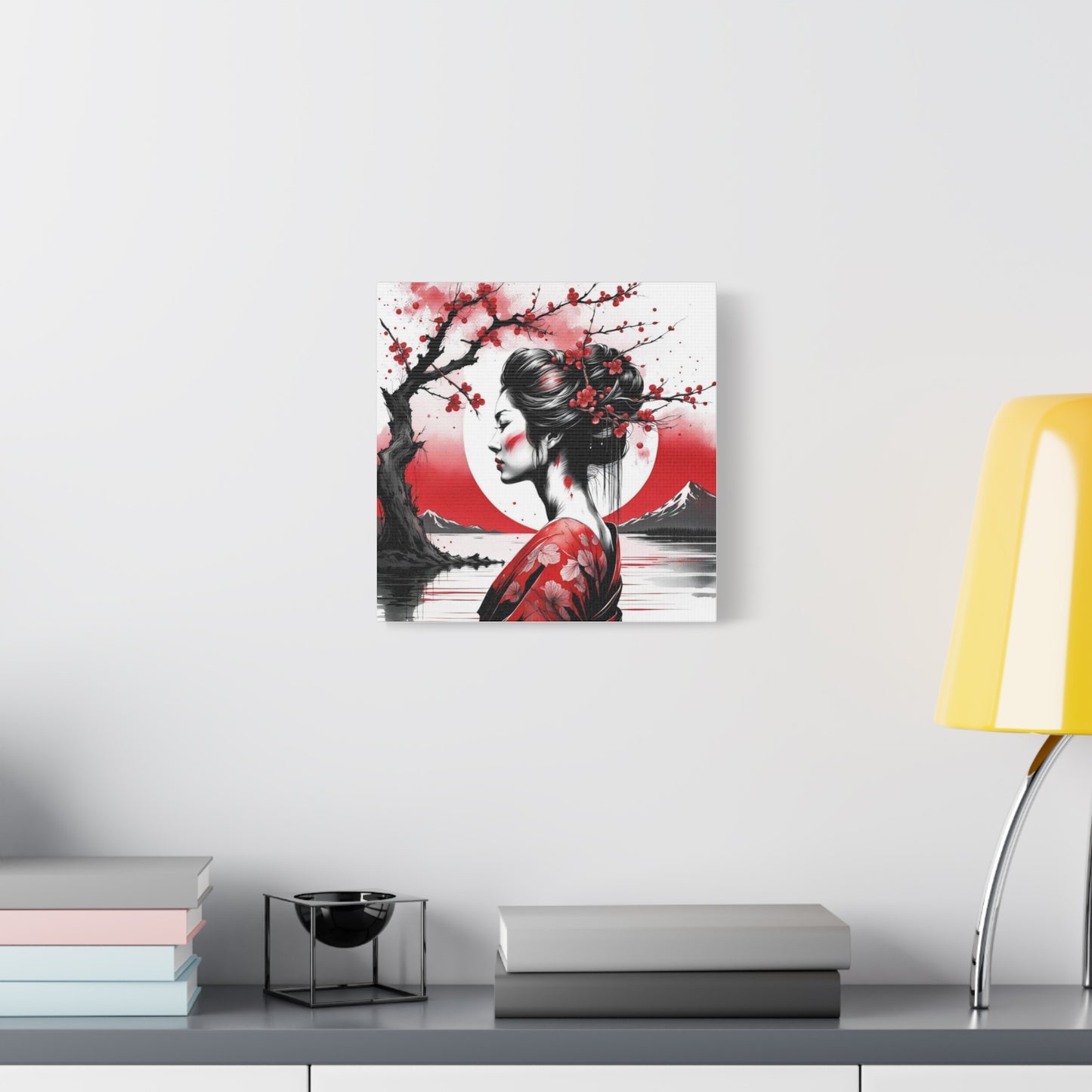 Beautiful Woman Asian Abstract Art