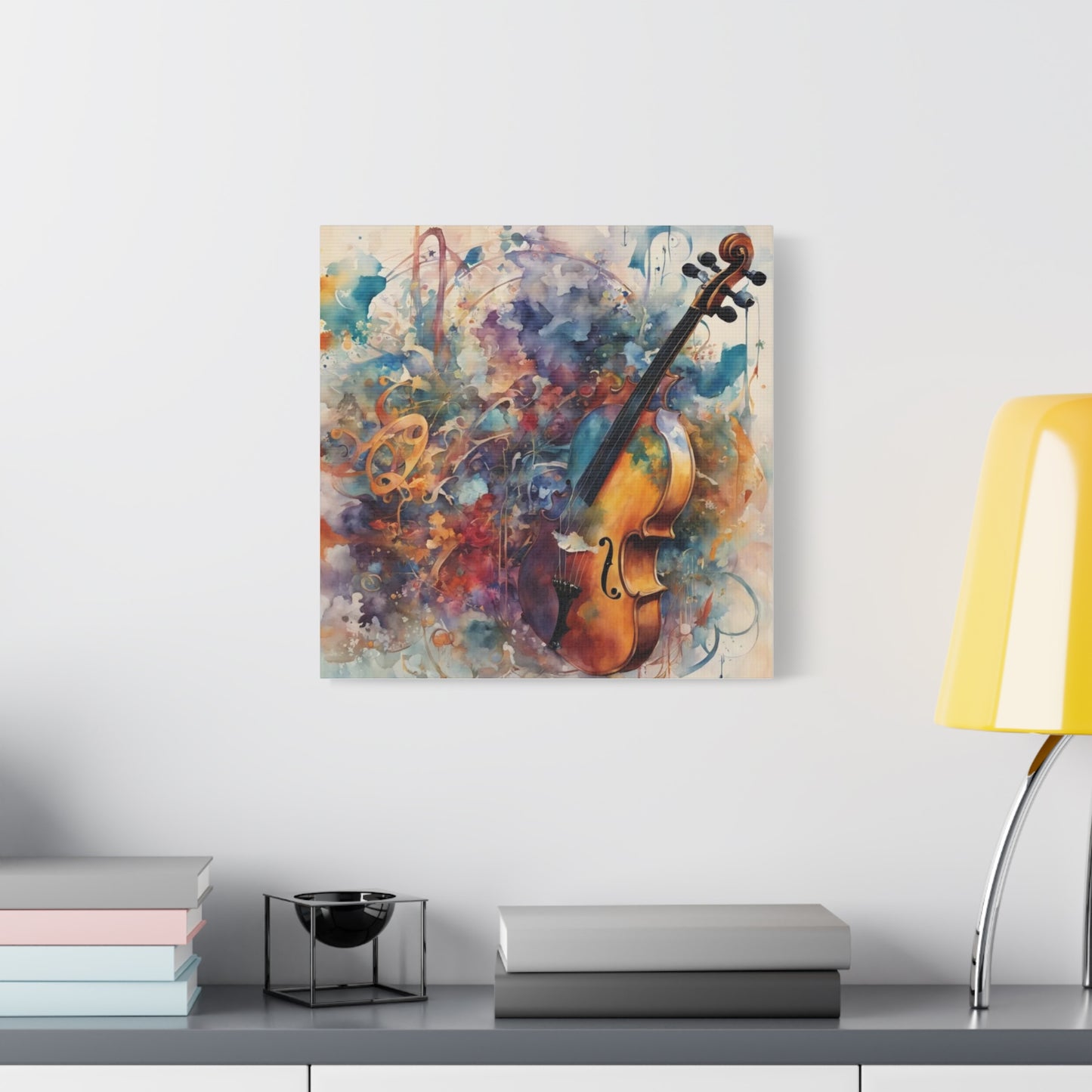 Violin Abstract Art