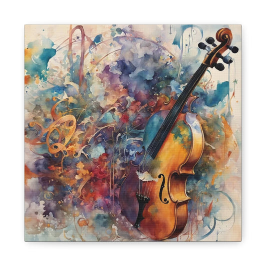 Violin Abstract Art