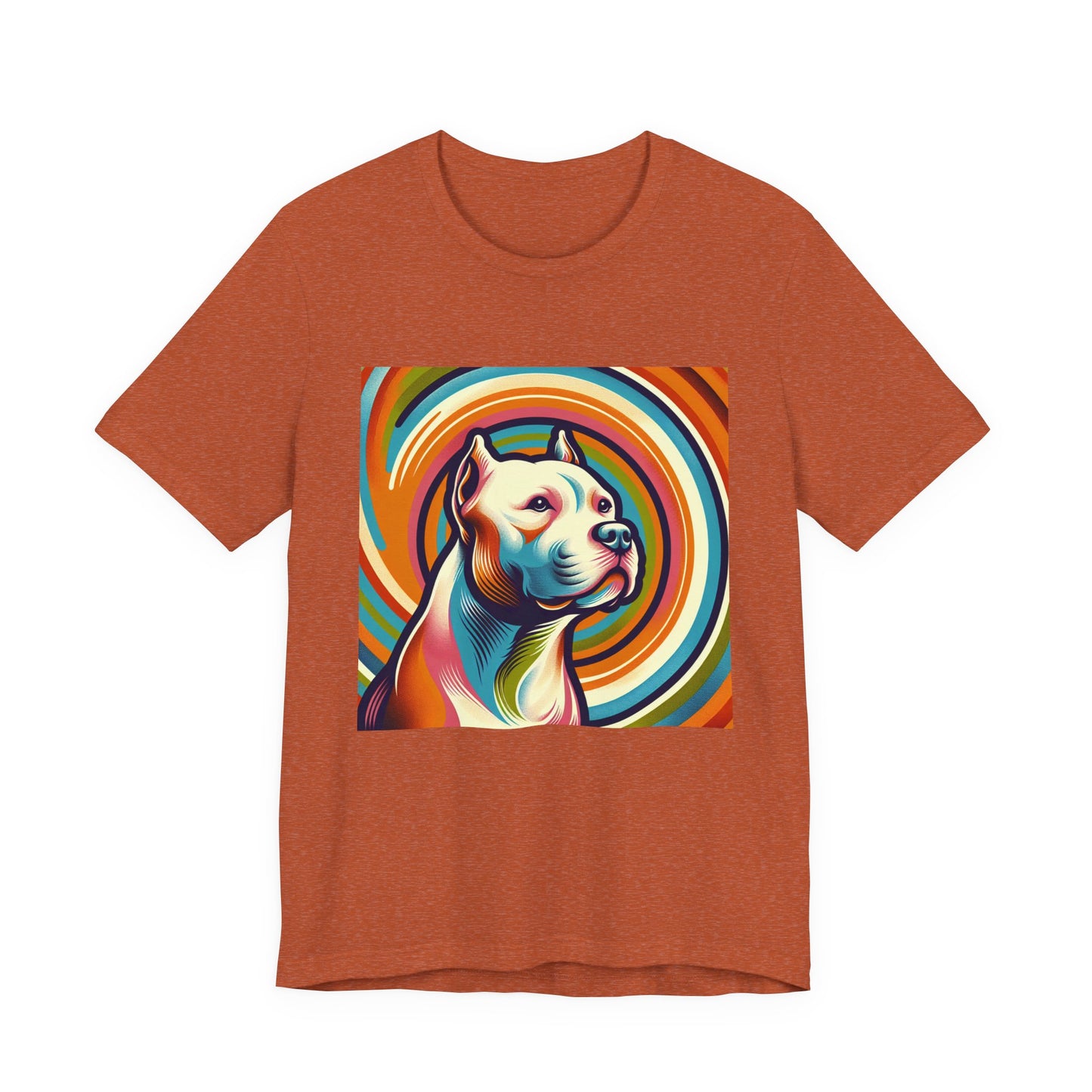 Retro Colorful Pit Bull Tee - Unisex Shirt
