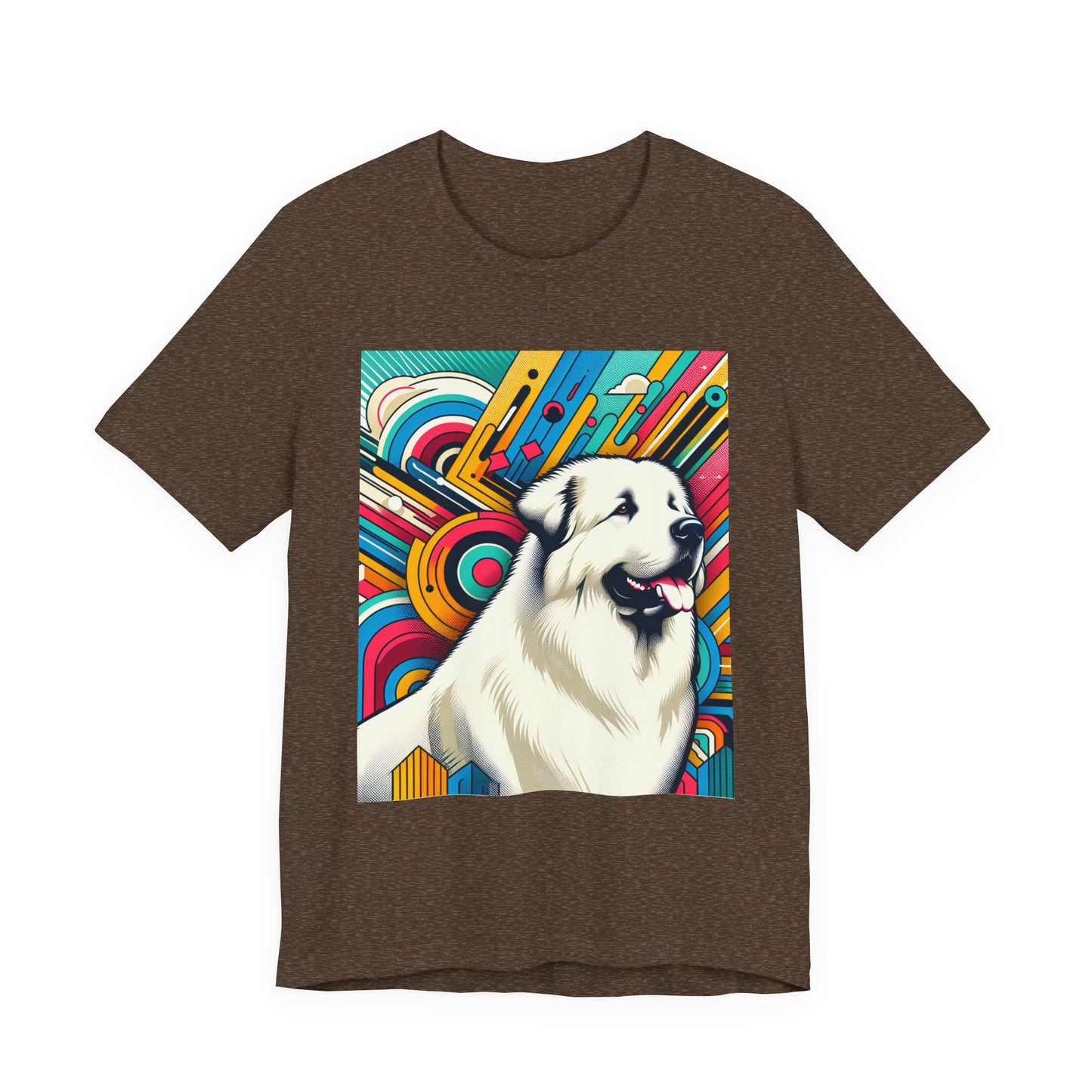 Retro Colorful Great PyreneesTee - Unisex Shirt