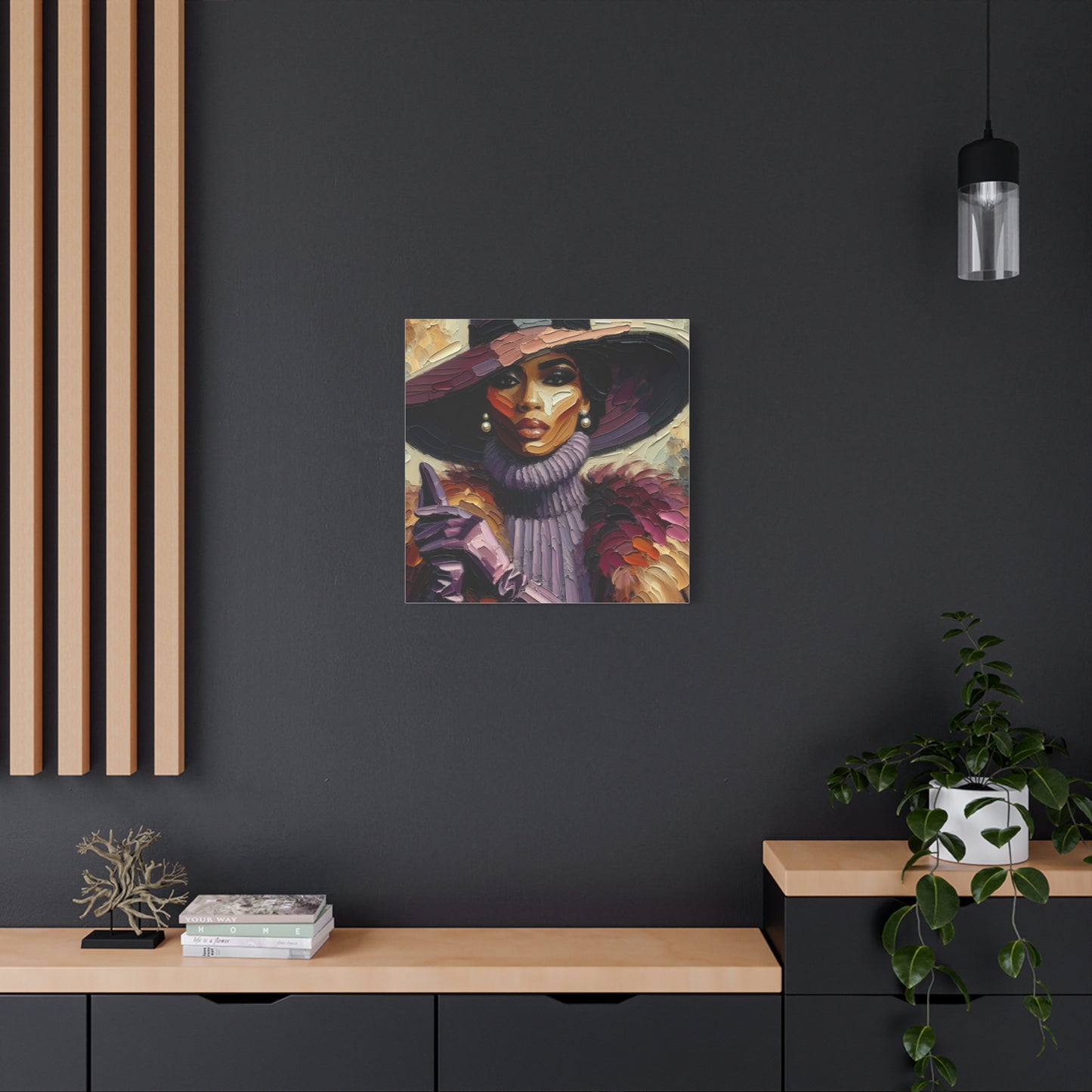 Beautiful Black Woman Canvas Art