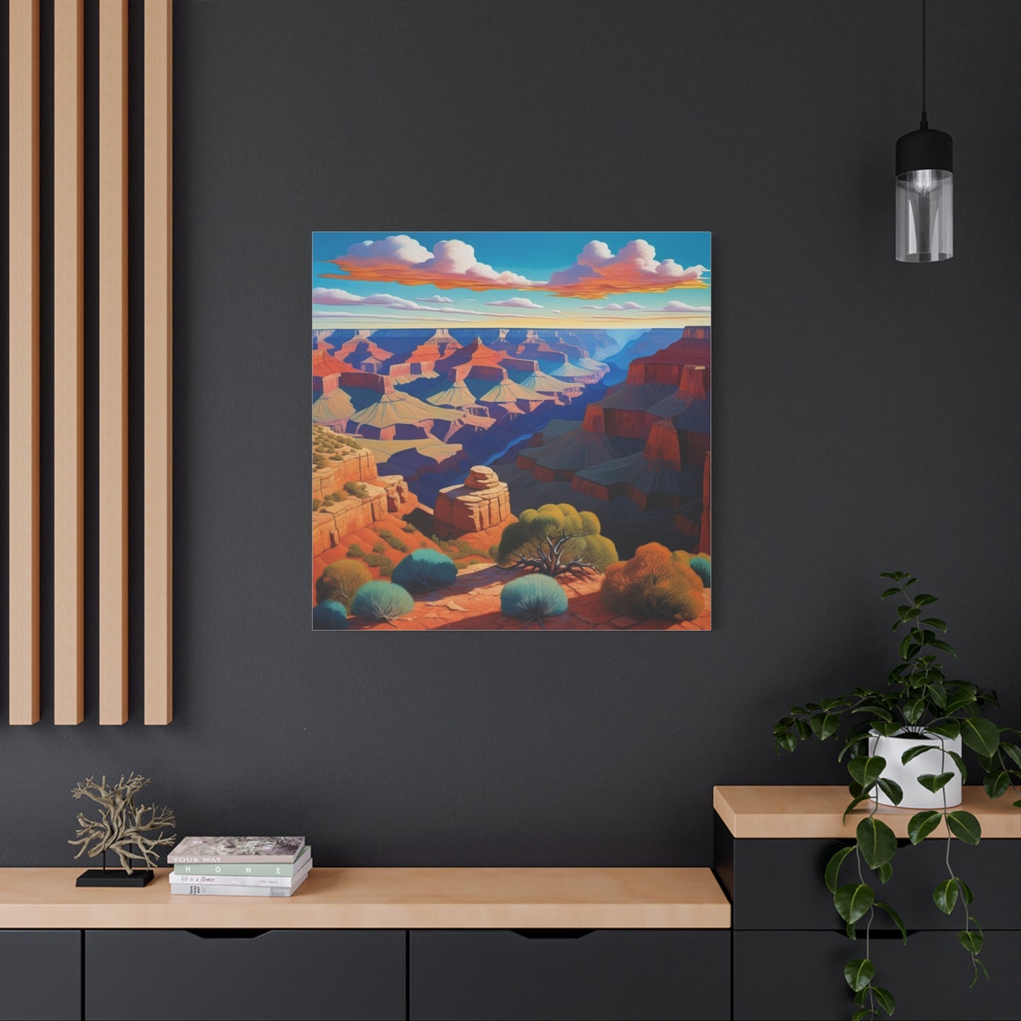 Canvas Print - Grand Canyon Abstract Art 3