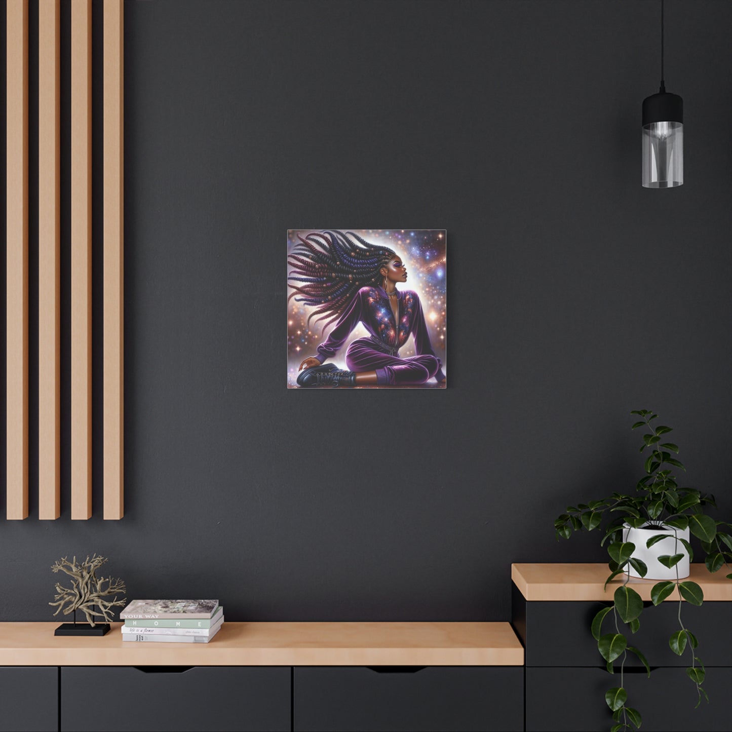 Beautiful Black Woman Canvas Art