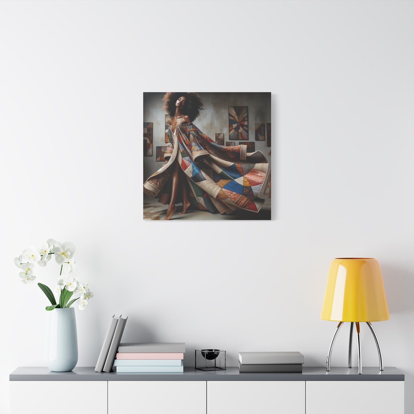 Beautiful Black Woman Canvas Art