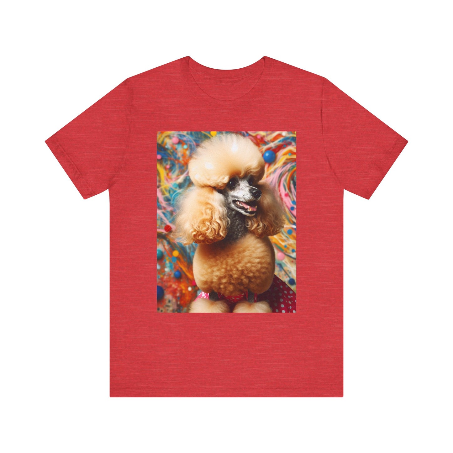 Retro Colorful Poodle Tee - Unisex Shirt