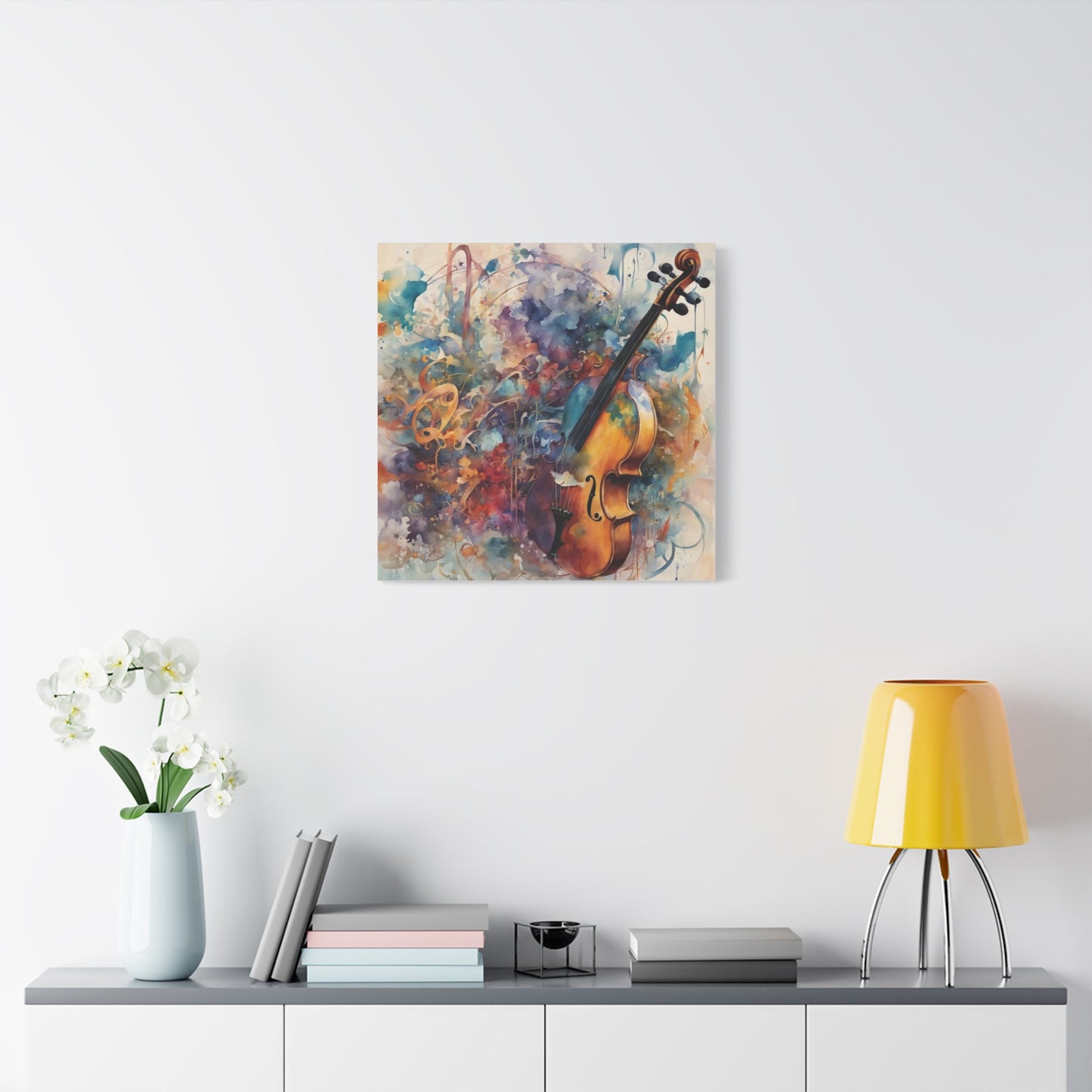 Violin Abstract Art