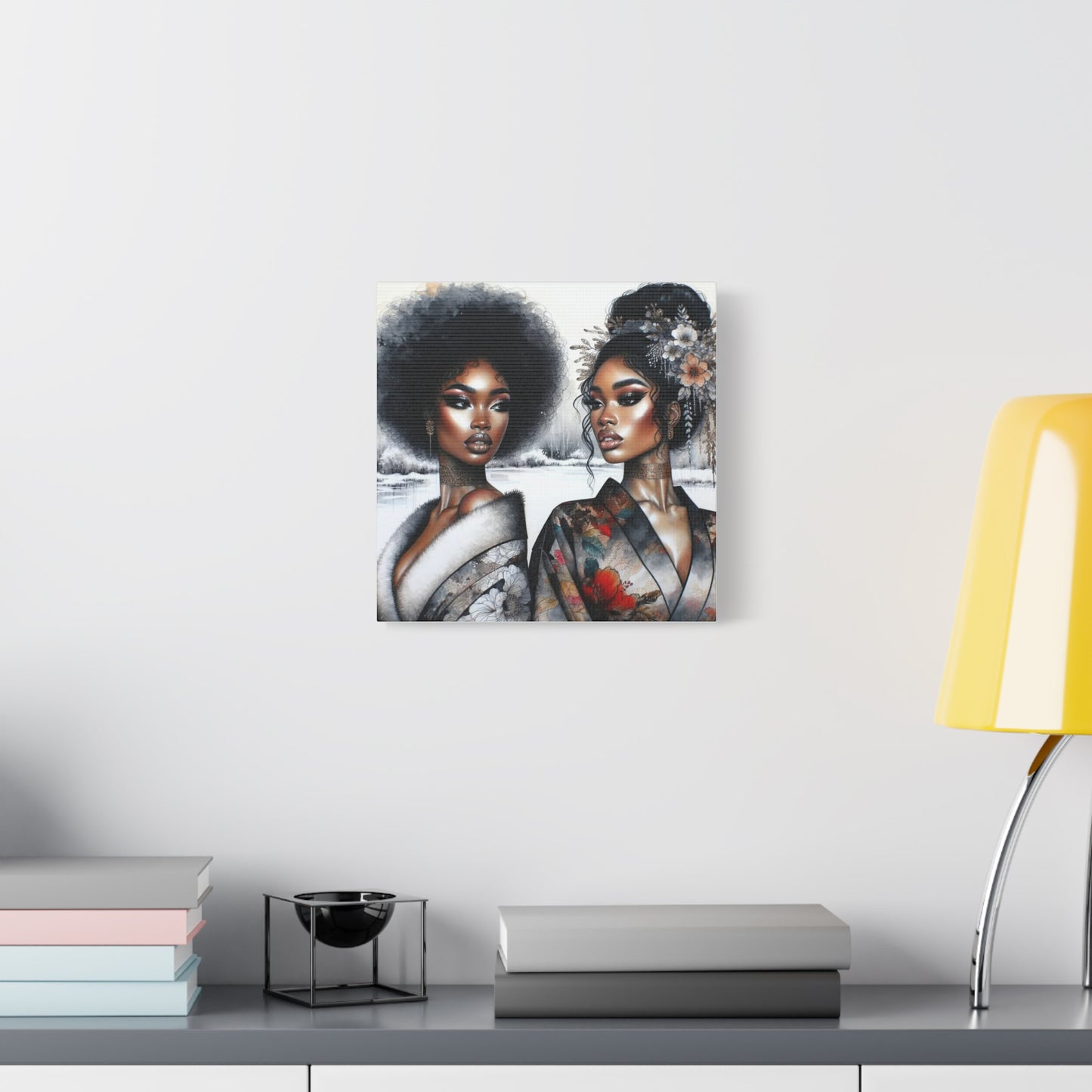 Beautiful Black Woman Canvas Art
