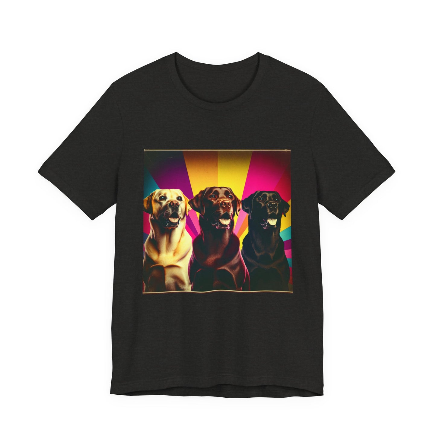 Retro Colorful Labrador Retrievers Tee - Unisex Shirt