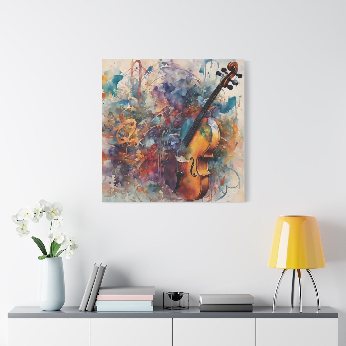 Violin Abstract Art