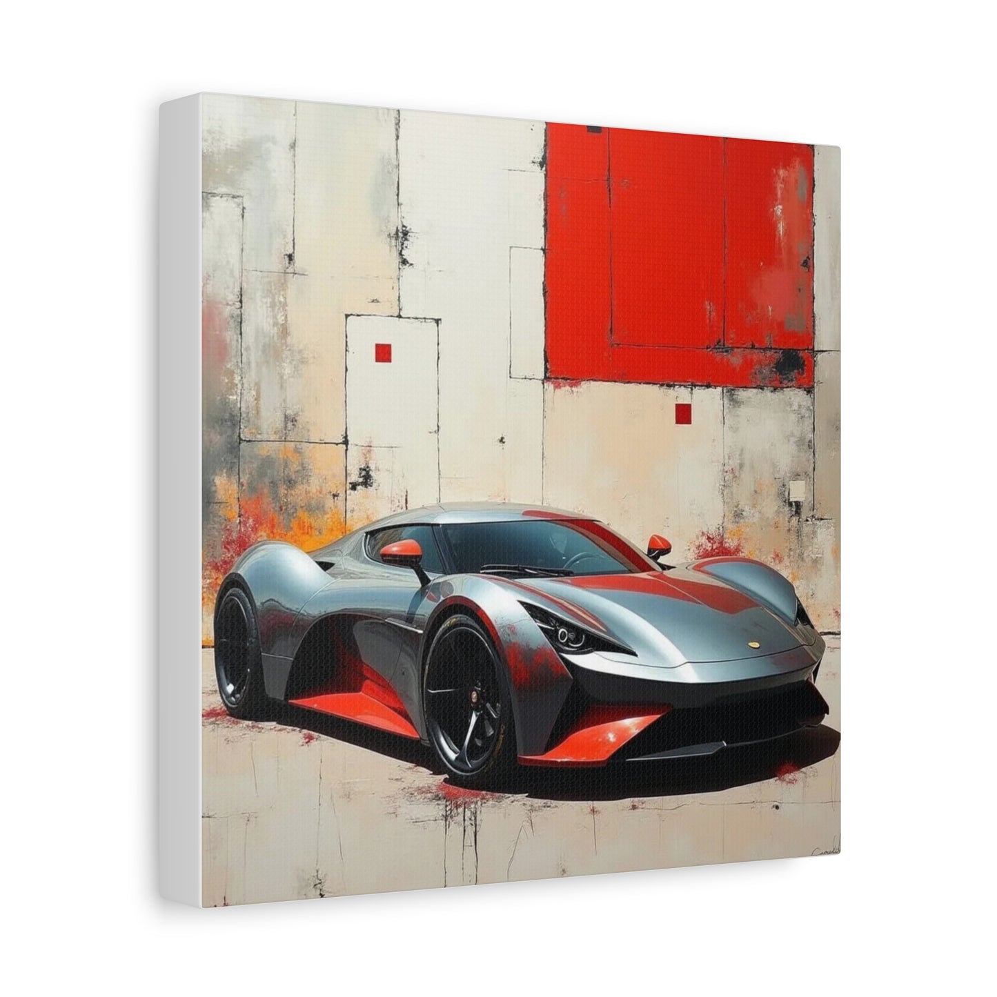 Sports Car Abstract Art