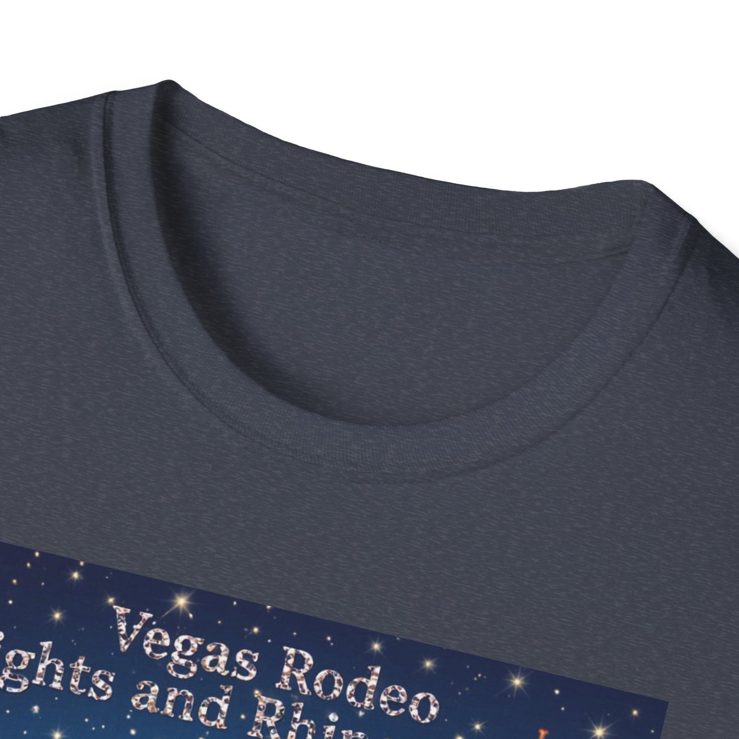 Vegas Rodeo Lights and Rhinestones Western Boho, Unisex T-Shirt,