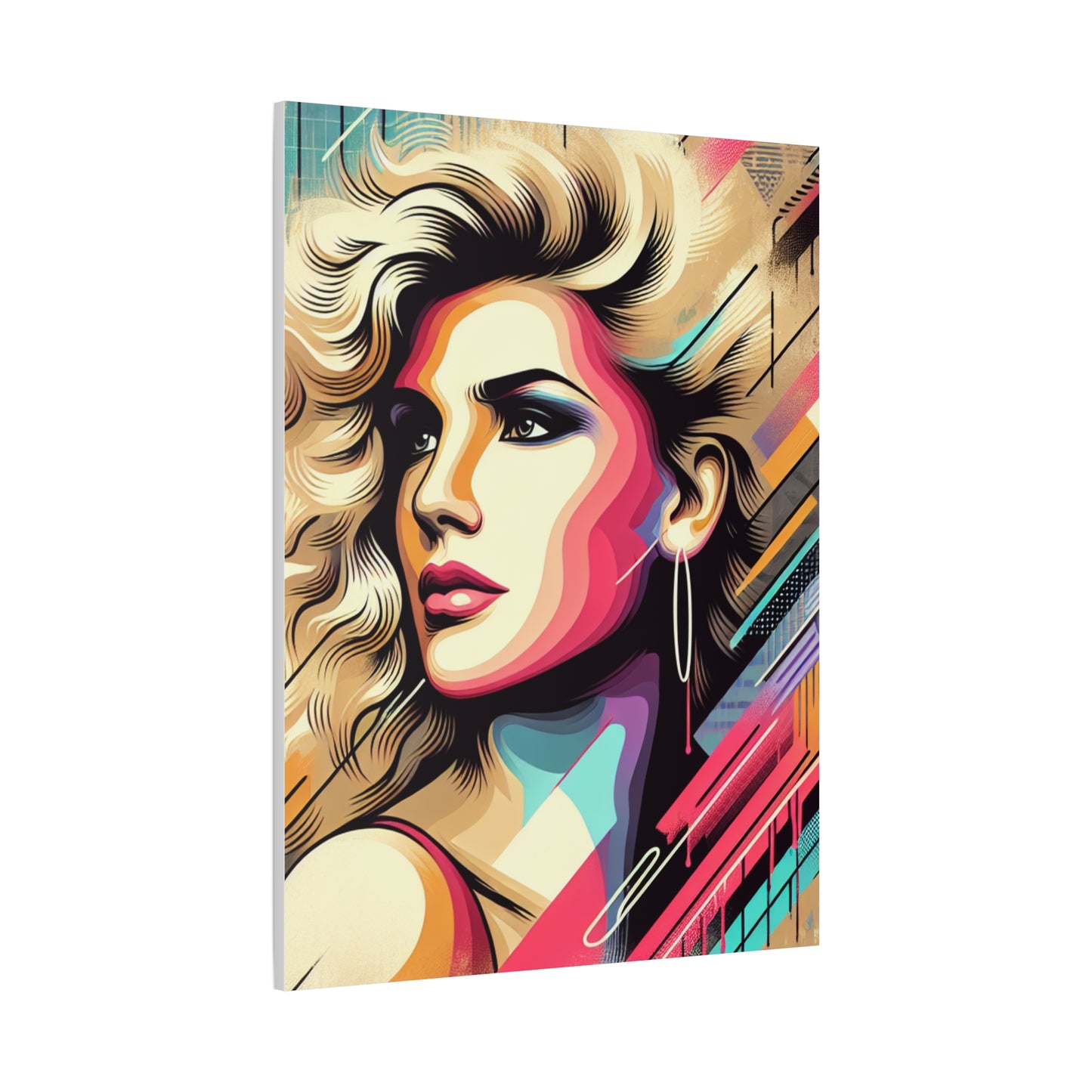 Pretty Woman Abstract Art