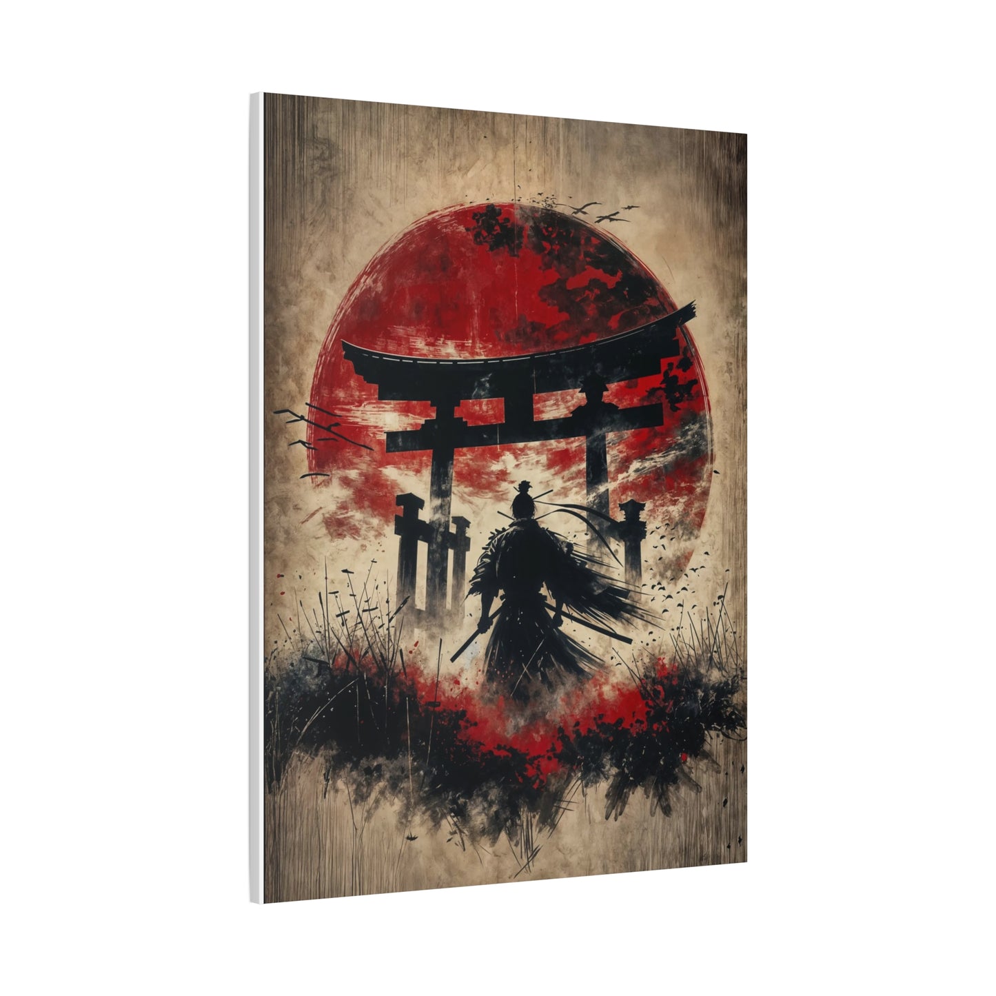 Samurai Asian Abstract Art