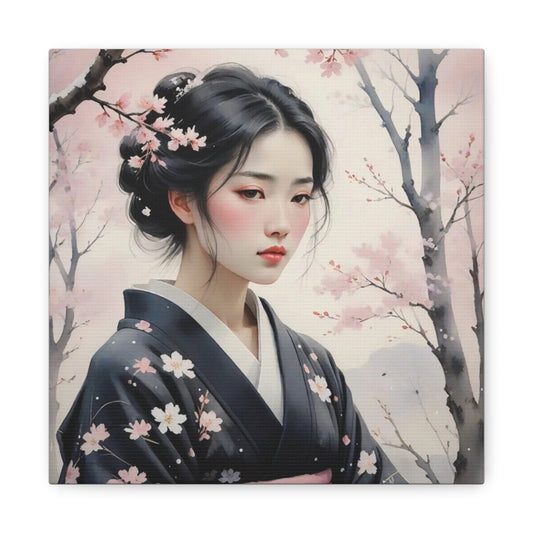 Beautiful Woman Asian Abstract Art