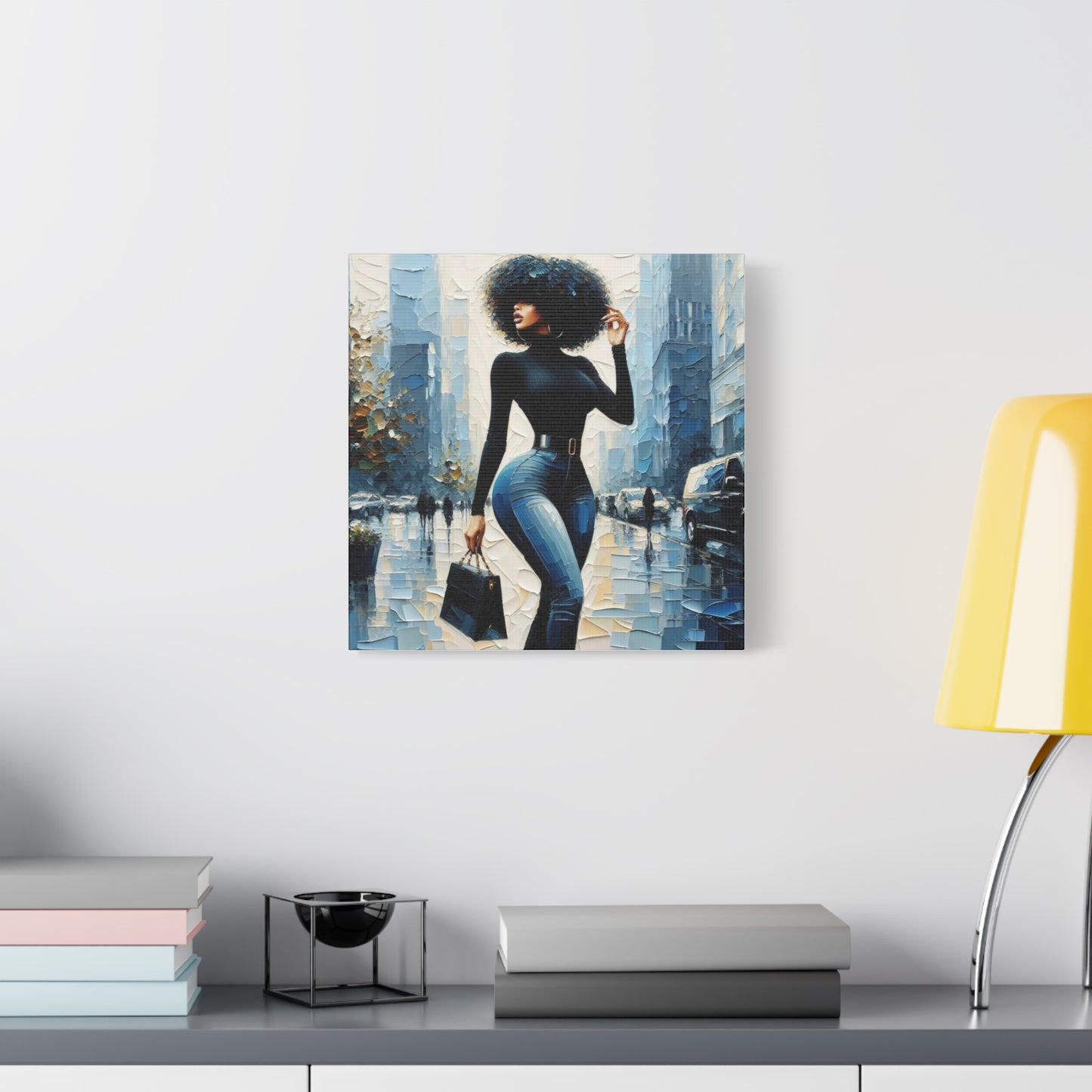Beautiful Black Woman Canvas Art