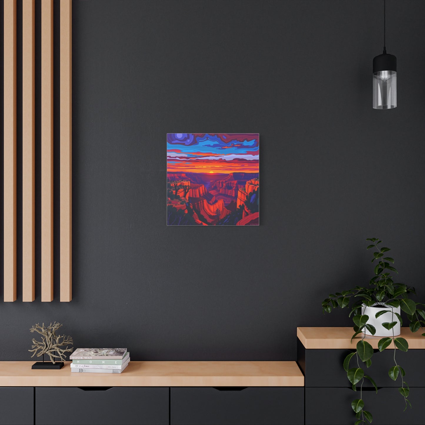 Canvas Print - Grand Canyon Abstract Art 2
