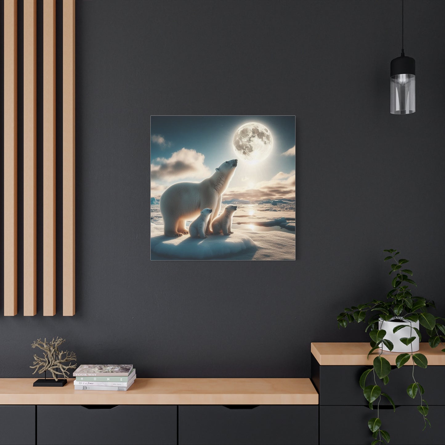 Canvas Print - Polar Bears Wall Art
