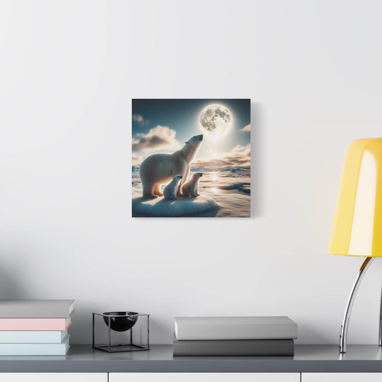 Canvas Print - Polar Bears Wall Art
