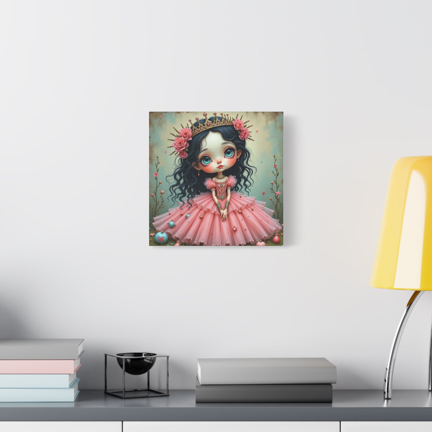Girl in a Pink Dress Art