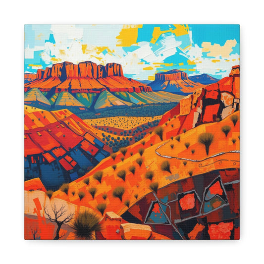 Canvas Wall Art - Abstract 2 Black Hills Scenic