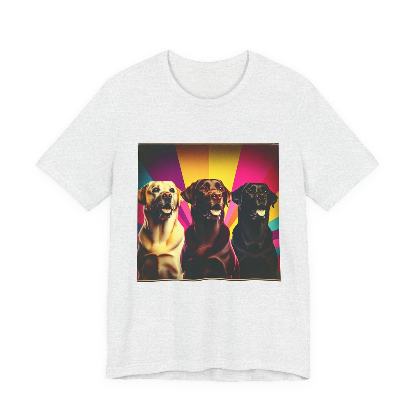 Retro Colorful Labrador Retrievers Tee - Unisex Shirt