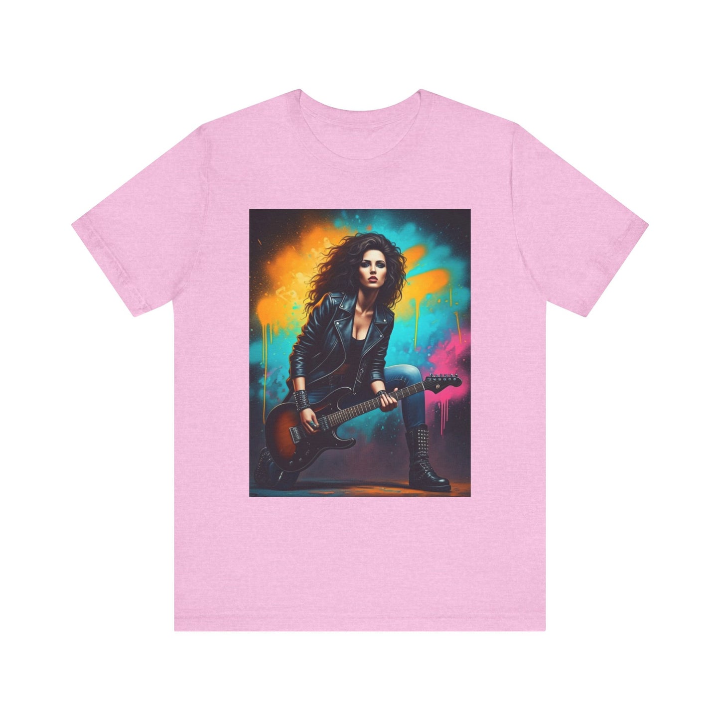 Woman Rock Star Abstract T-Shirt