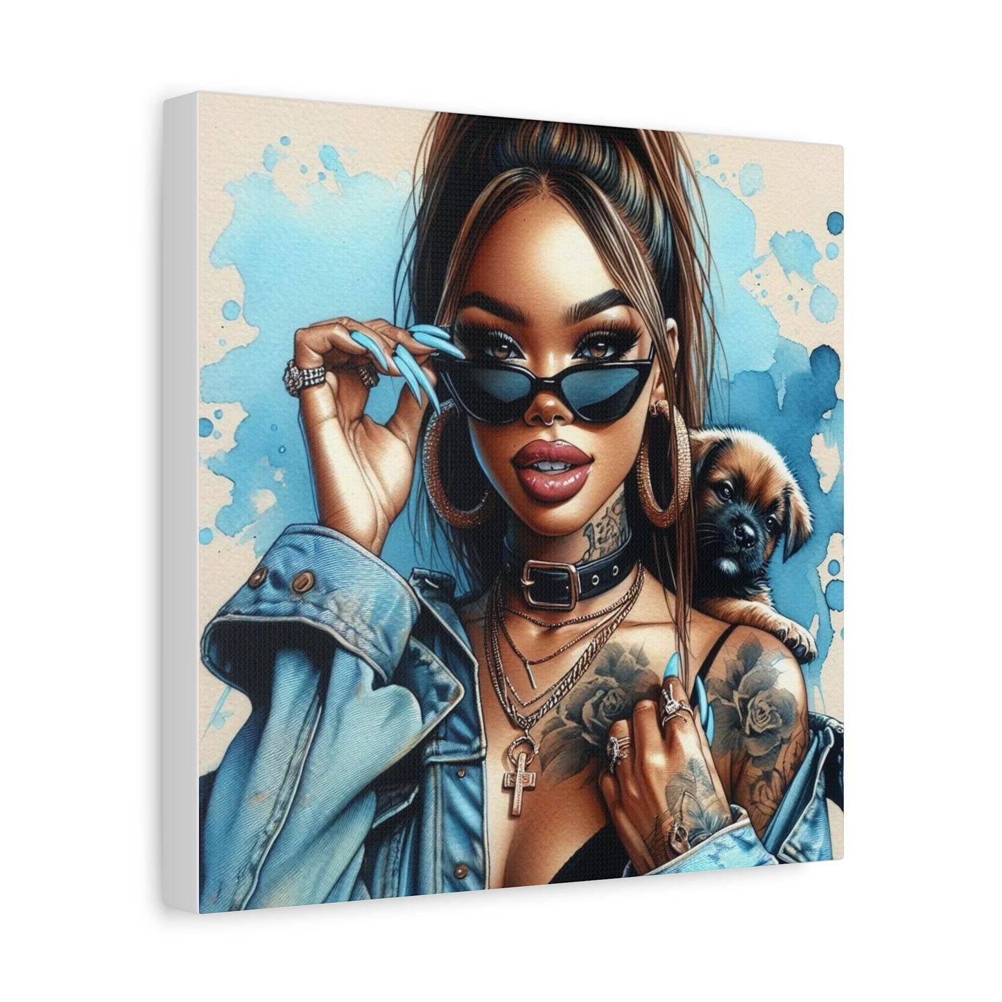 Beautiful Black Woman Canvas Art
