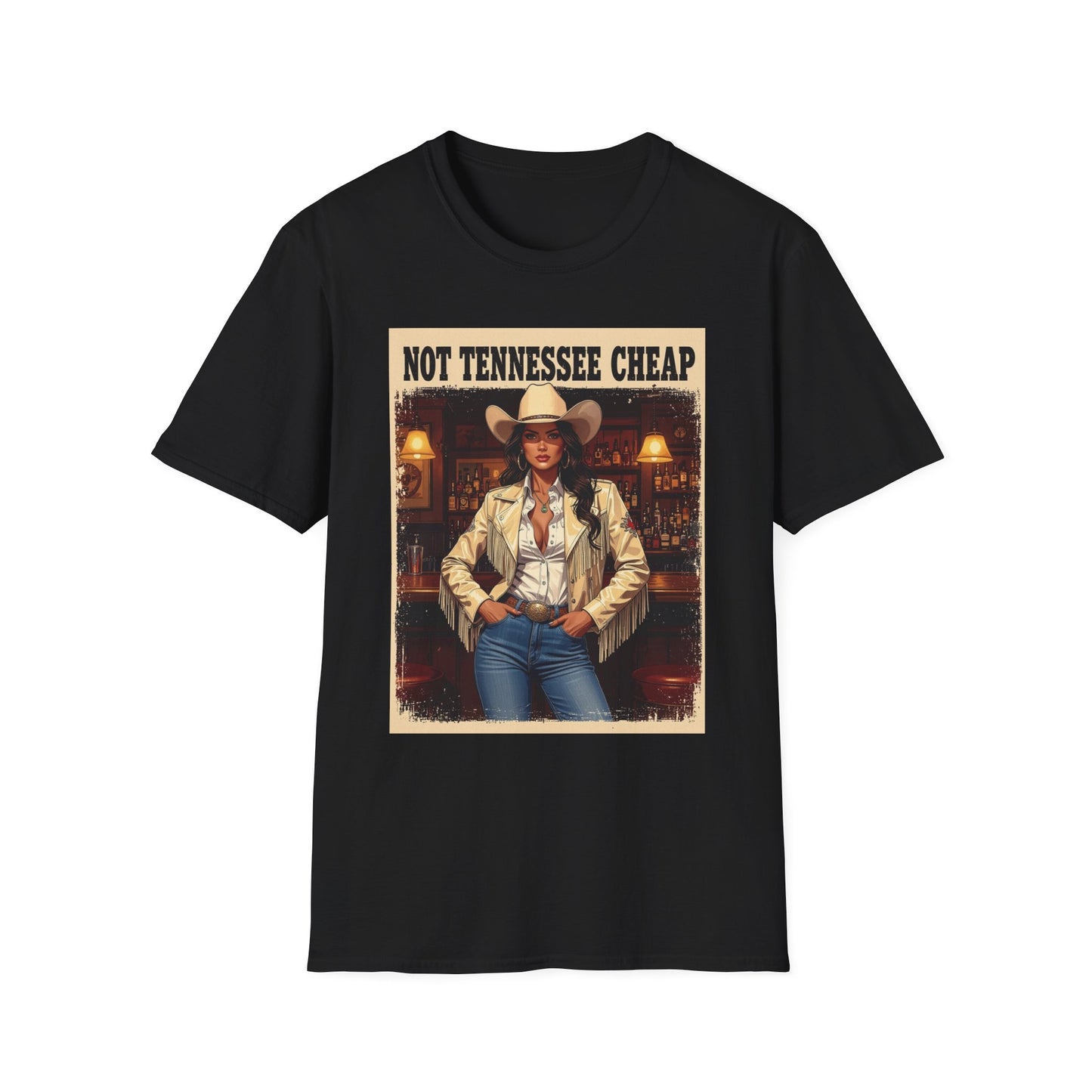 Not Tennessee Cheap Western Boho, Unisex T-Shirt,