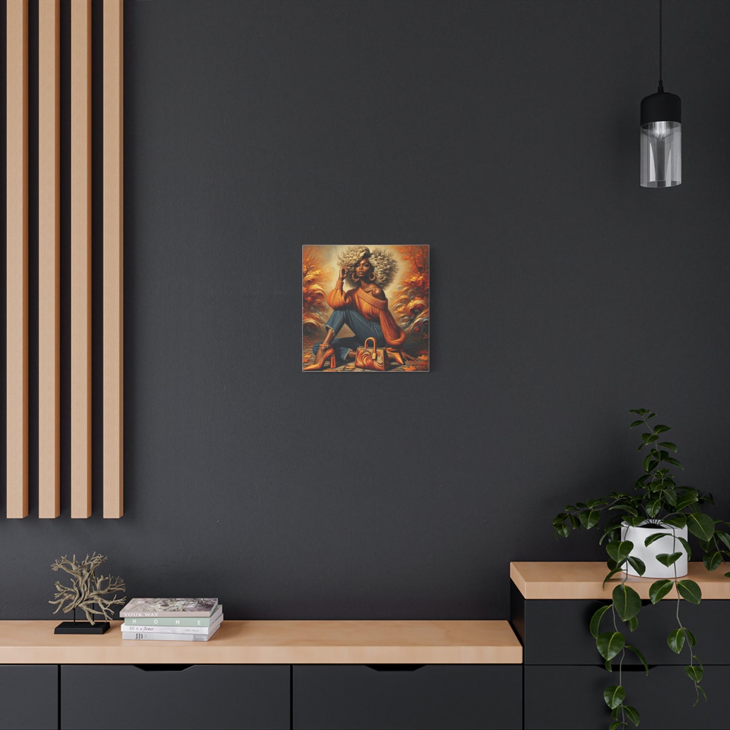 Beautiful Black Woman Canvas Art