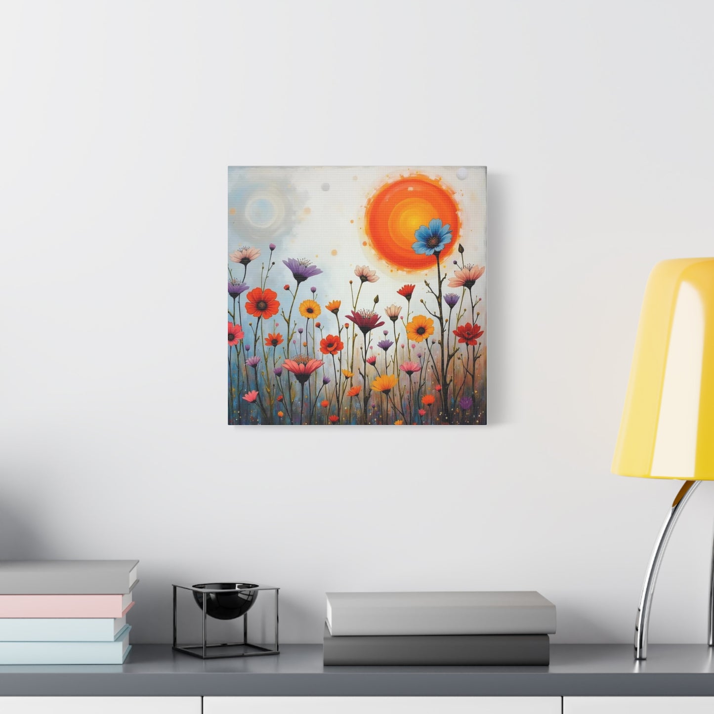 Flowers in the Sun Abstract Art